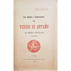 Versos de antaño. La música popular.