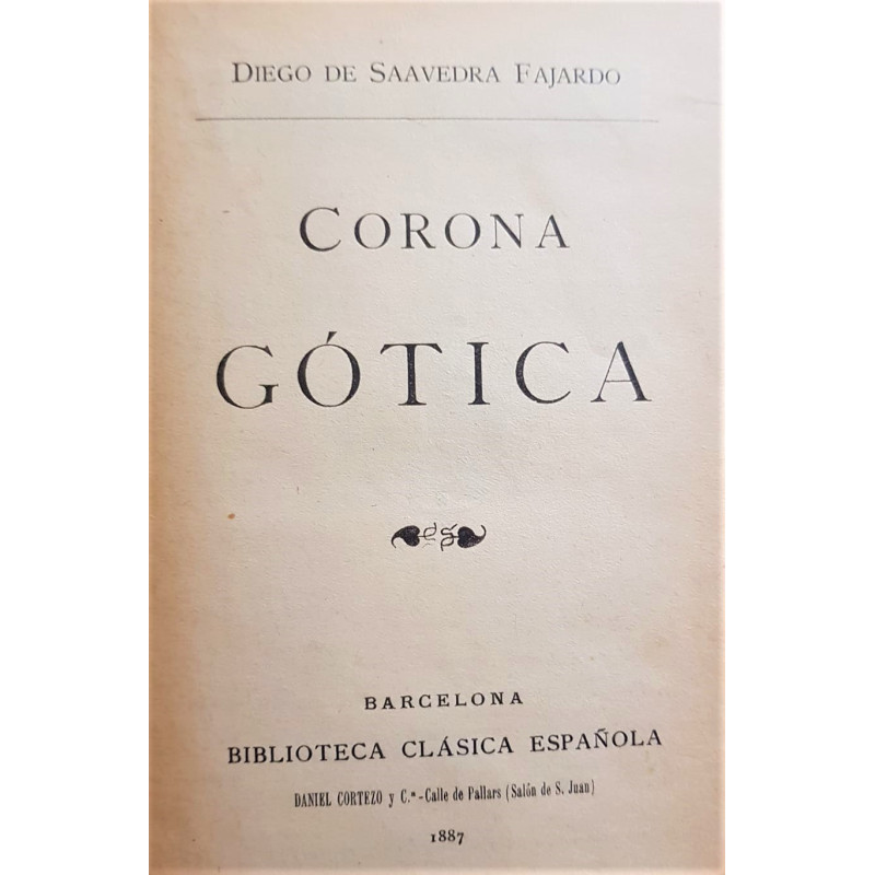 Diego de.	Corona Gótica.