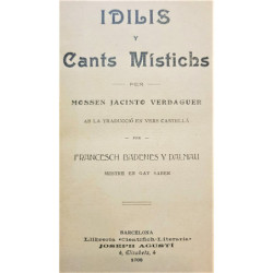 Idilis y Cants Místichs.