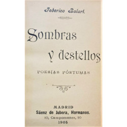 Sombras y destellos. Poesías póstumas.