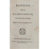 Poesías del M. F. Diego González, del  Orden de S. Agustín. Dalas a luz un amigo suyo.