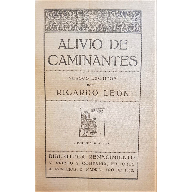 Alivio de caminantes. Segunda edición.
