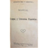 Manual. Lengua y literatura españolas.